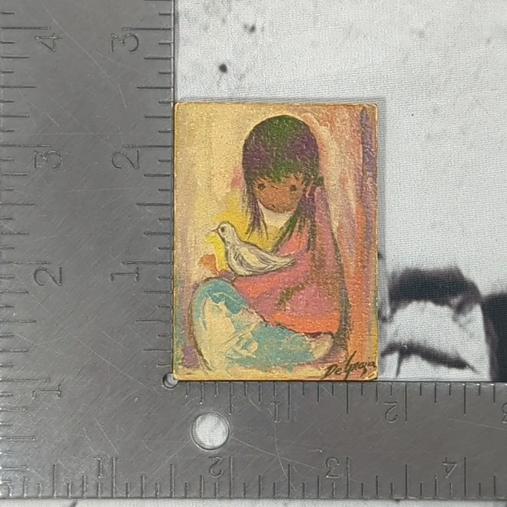 TED DEGRAZIA Refrigerator Magnet NATIVE AMERICAN‎ INDIAN CHILD